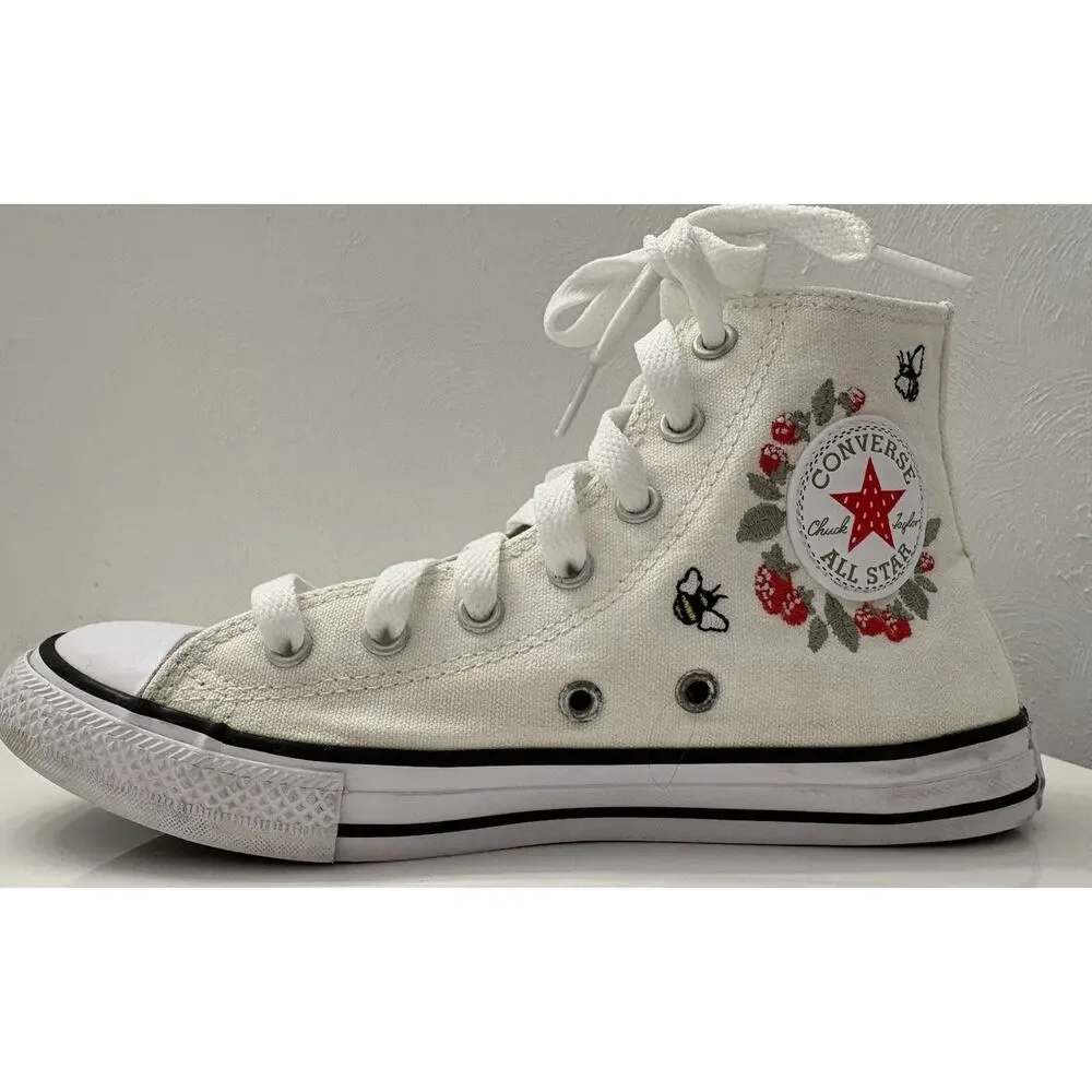 Converse Chuck Taylor All Star Berries And Bees High-Top Sneaker Size Youth 3